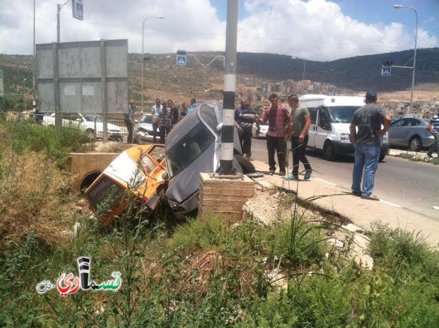 إصابة طفيفة في حادث طرق وقع عند مدخل كفرمندا